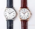 Copy A.Lange Sohne Richard Lang White Roman Dial watch Swiss 9015 Movement